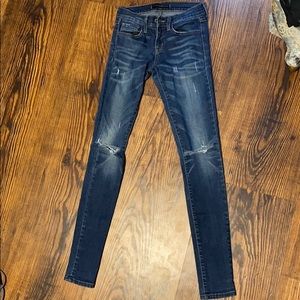Flying monkey distressed jeans